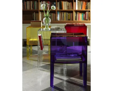 Tavolino contenitore Small Ghost Buster in plexiglas di Kartell