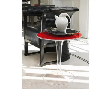 Tavolino TipTop in plexiglas trasparente di Kartell
