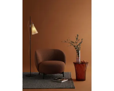 Lampada da terra K-Lux in acciaio con diffusore in plexiglas di Kartell