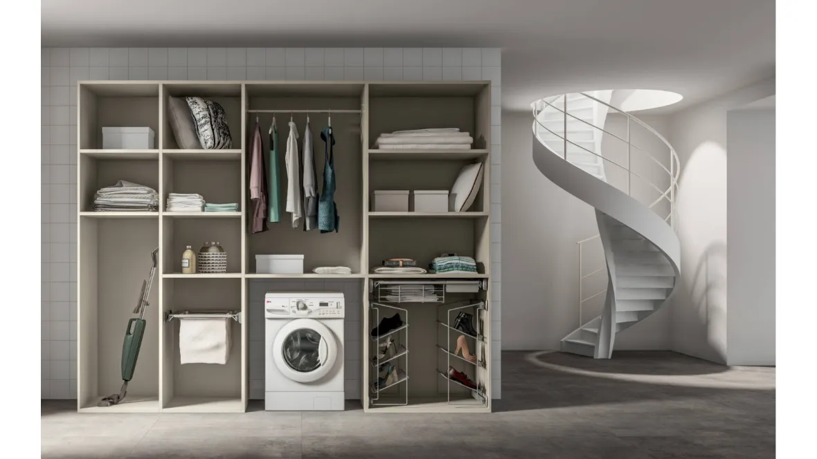 Cabina Armadio Easy 46 finitura Corda di Trentanove