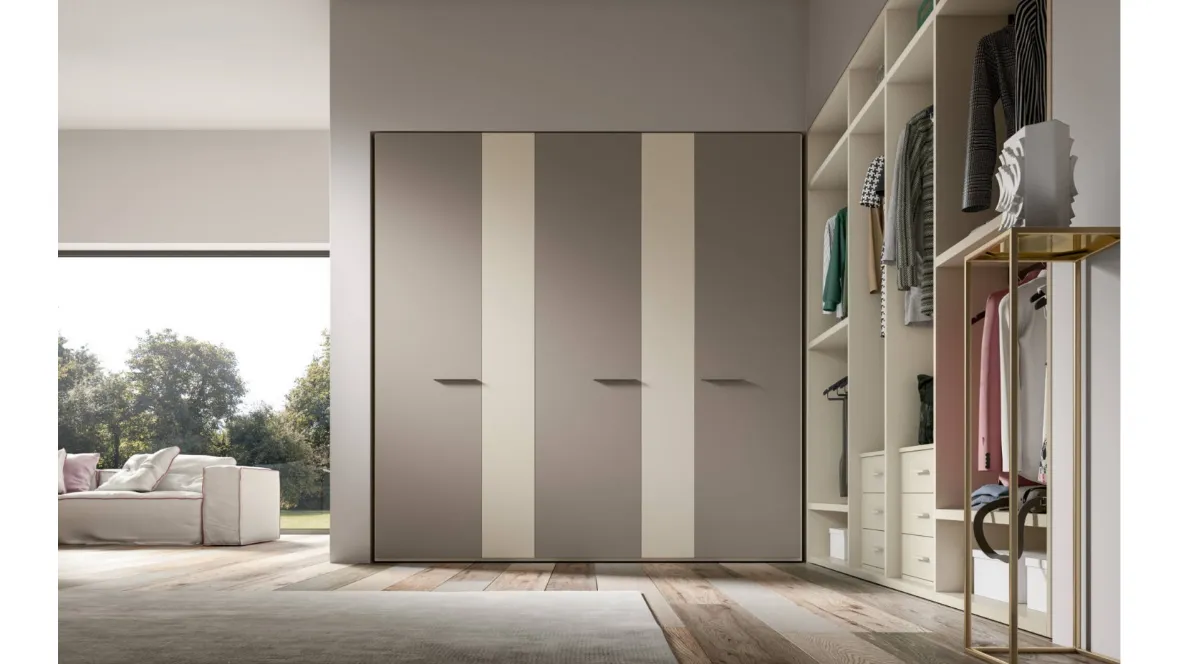 Cabina Armadio Power 35 in melaminico Argilla e Corda di Trentanove