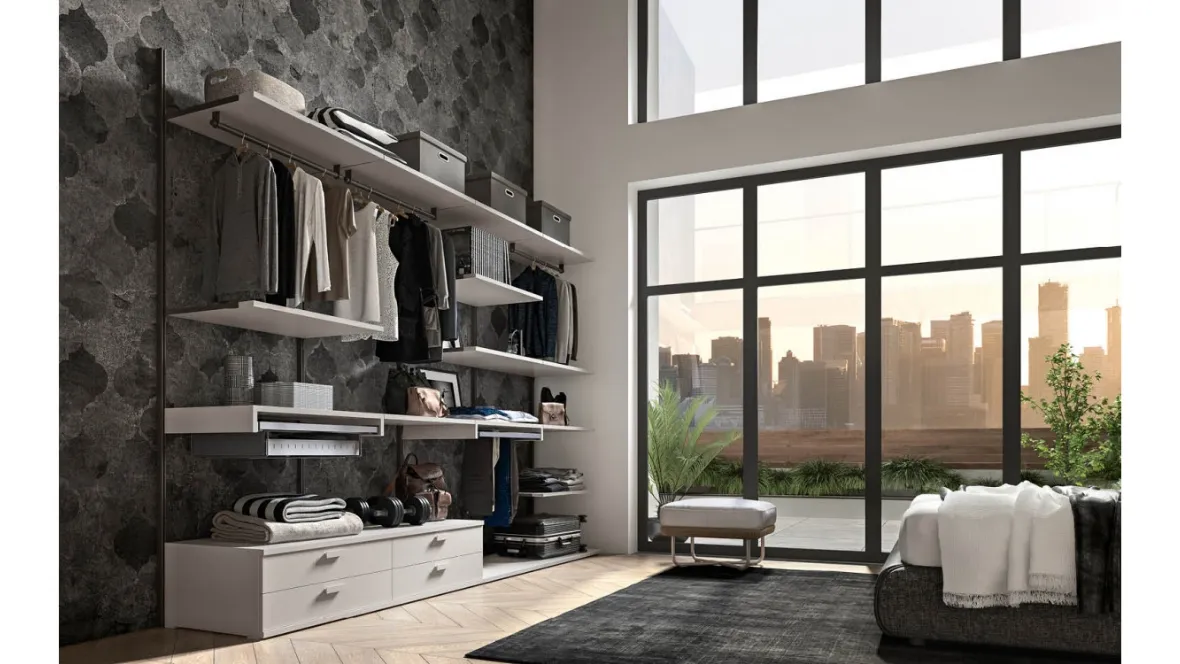 Cabina Armadio System Soul 05 di Trentanove