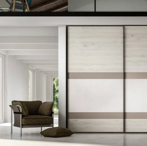 Armadio Power 12 finitura Rovere e Kavir di Trentanove