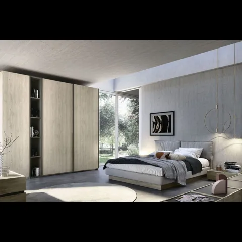 Armadio con ante battenti Quadro Steel Plan 90 di S75