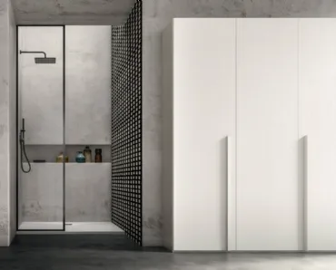 Armadio Easy 44 Bianco Wood di Trentanove