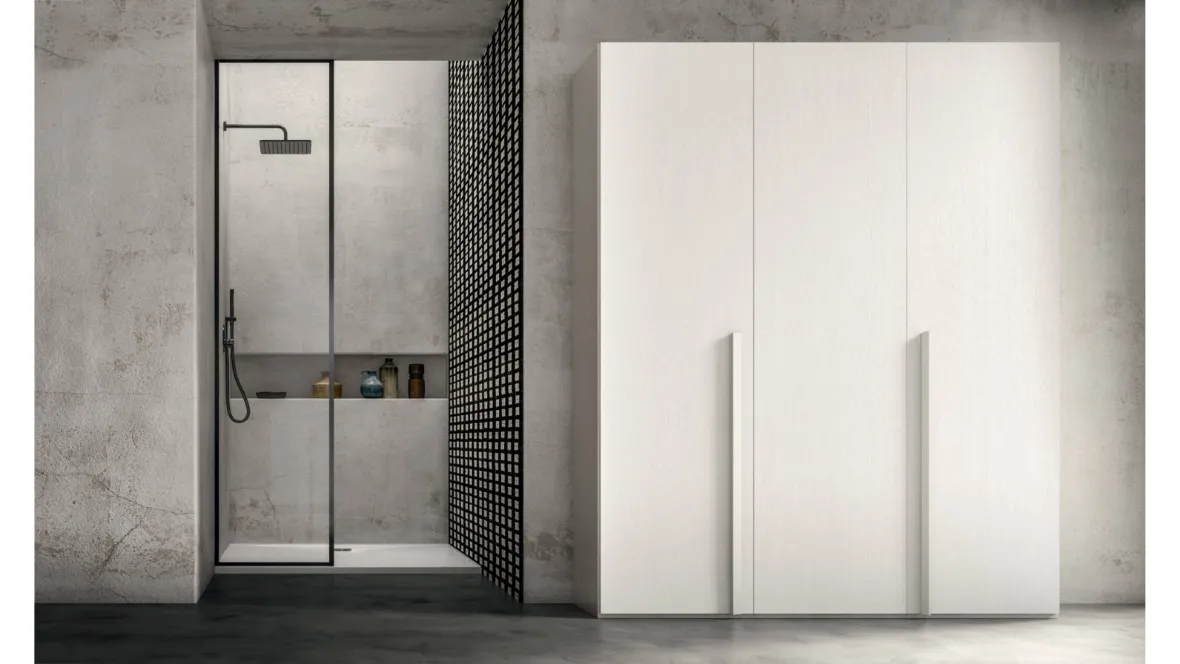 Armadio Easy 44 Bianco Wood di Trentanove
