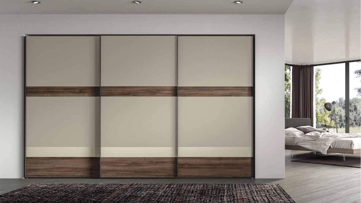 Armadio Power 14 Argilla con inserti in Rovere Cotto e Corda di Trentanove