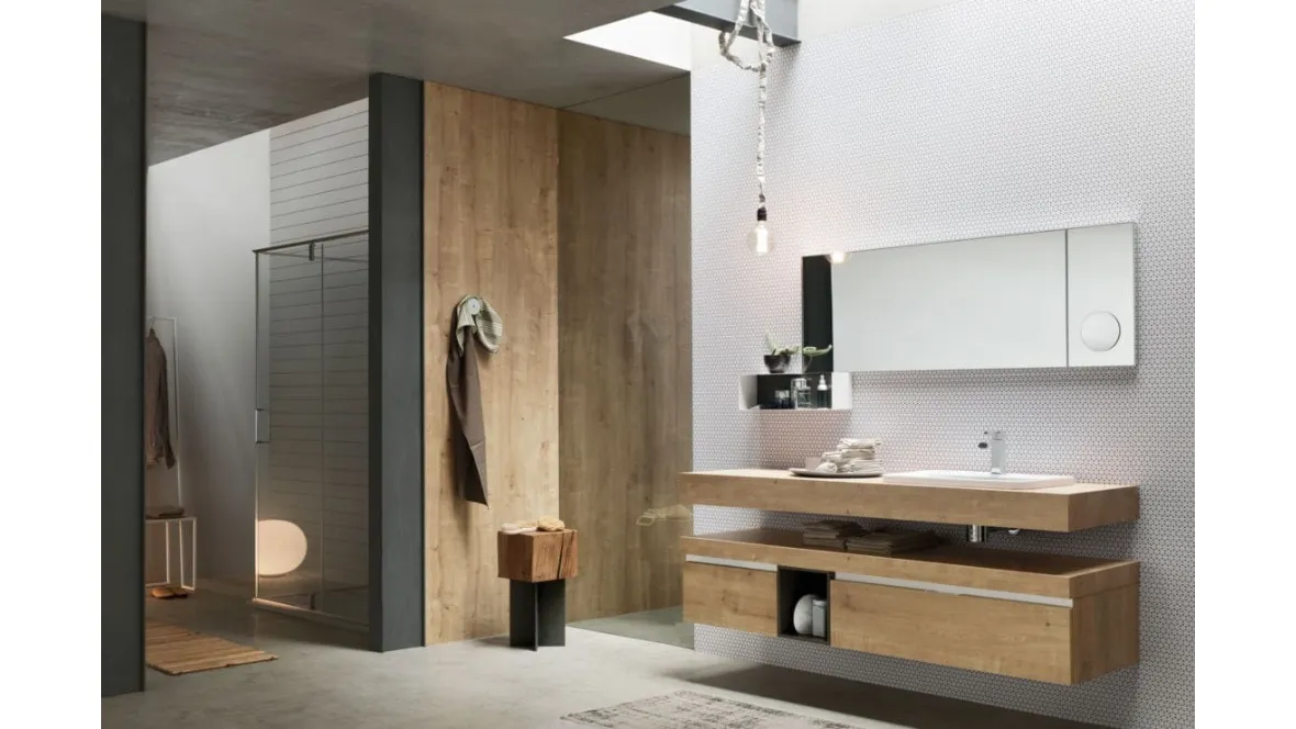 Mobile da Bagno sospeso in Rovere E-Gò 65 di Arcom