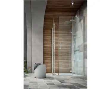 Box doccia con ante battenti in vetro S6 Battente di Arcom