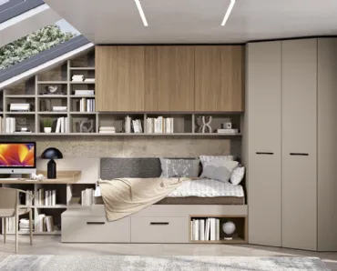 Cameretta 117 su misura di Ferrimobili