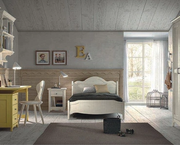 Cameretta con scrivania N22 Nuovo Mondo di Scandola