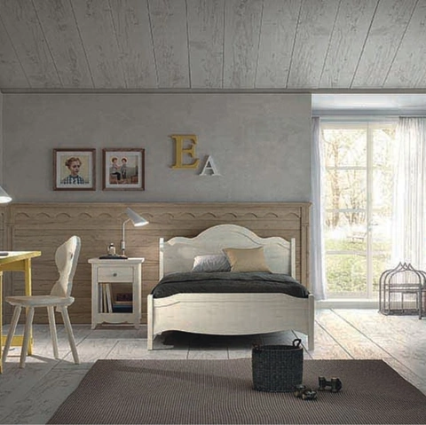 Cameretta con scrivania N22 Nuovo Mondo di Scandola