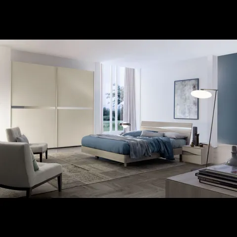 Comodino Infinity Sirio finitura olmo light di S75