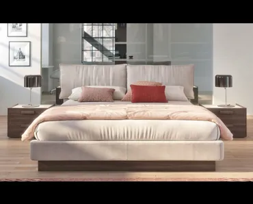 Comodino in finitura olmo dark con top in marmo di Carrara Spalla 10 Basic di S75