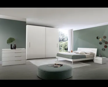 Gruppo Notte con maniglie sagomate in olmo light Time di S75
