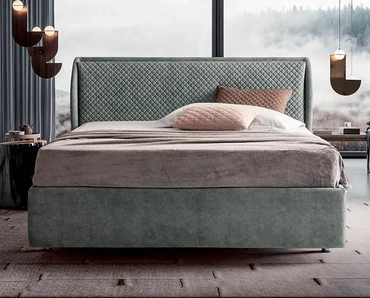 Letto imbottito Calipè di Rigosalotti