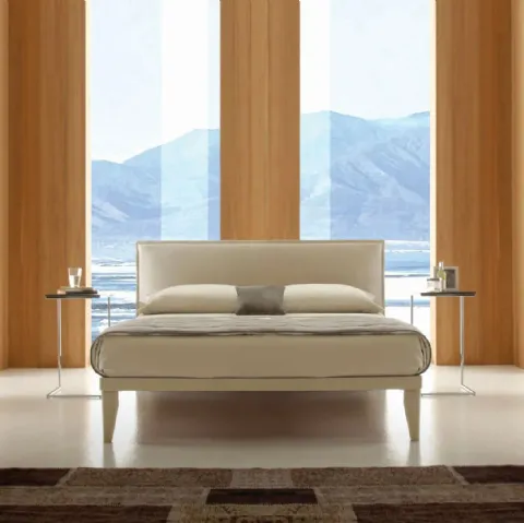 Letto con testiera imbottita Elle di Ergogreen