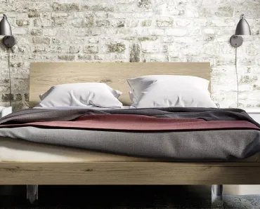 Letto con testiera Self di Mab