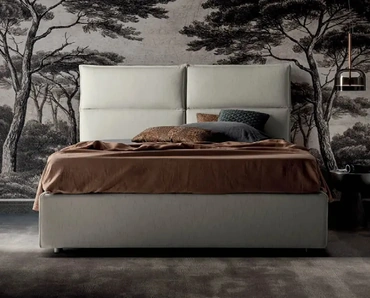 Letto matrimoniale con contenitore Megan di Rigosalotti