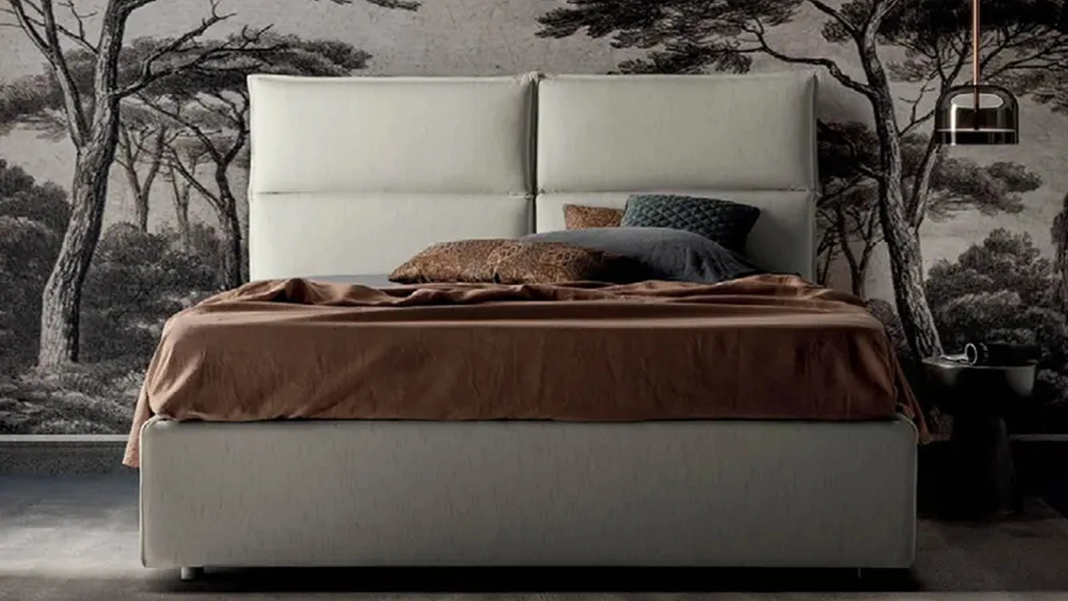 Letto matrimoniale con contenitore Megan di Rigosalotti