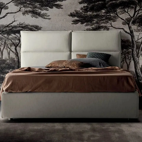 Letto matrimoniale con contenitore Megan di Rigosalotti