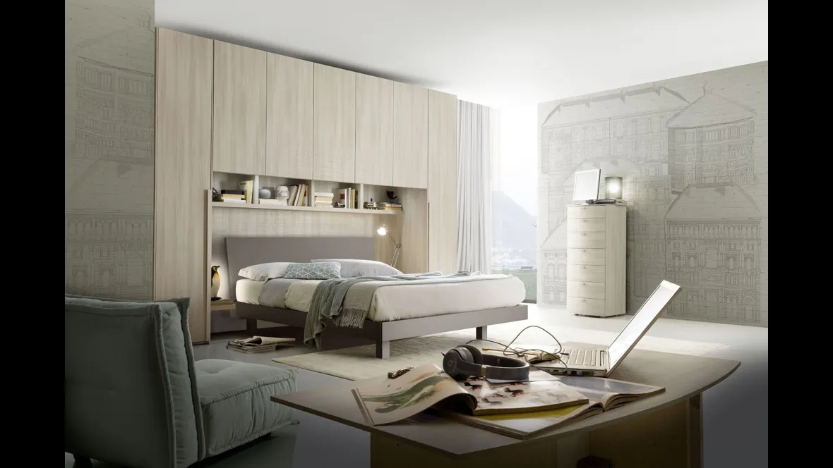 Letto con testiera Thaiti S75