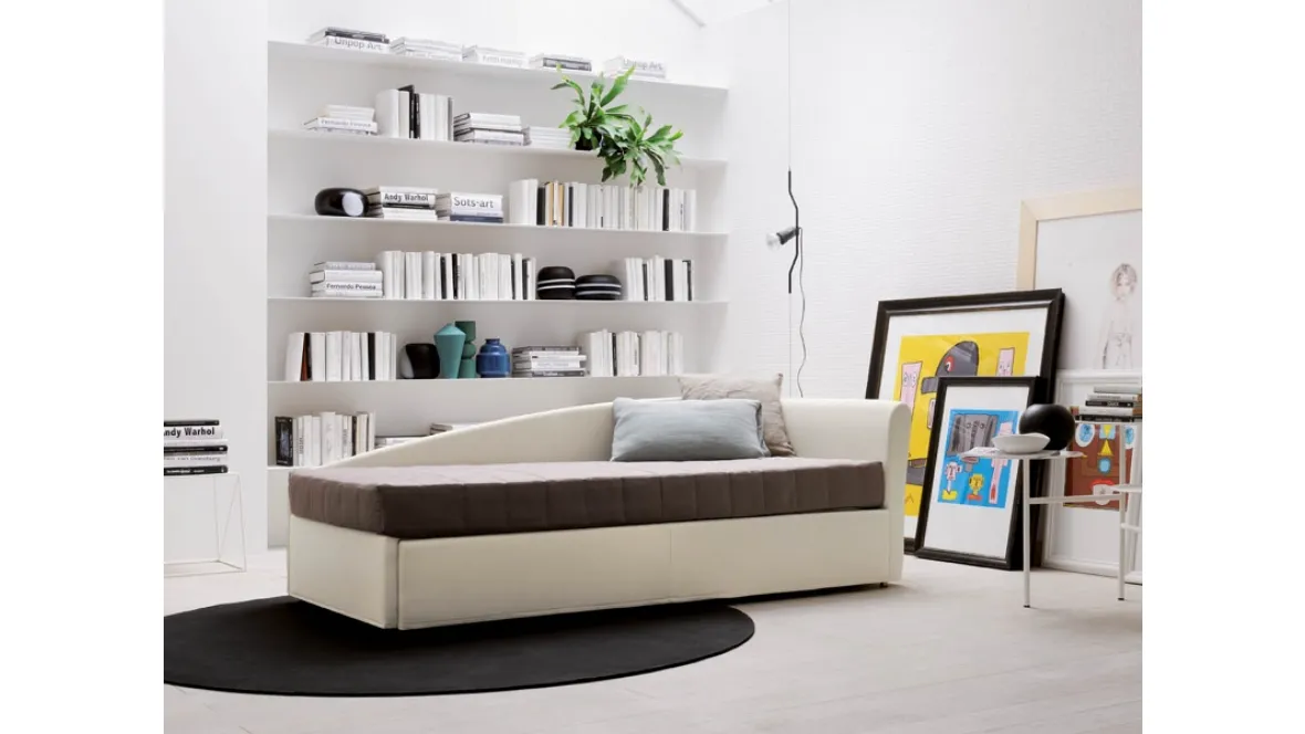 Letto singolo con secondo letto estraibile Camaleo di Rigosalotti