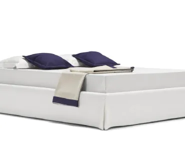 Letto matrimoniale in tessuto Sommier di Novaluna