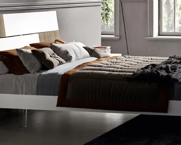 Letto con testiera Tag di Mab