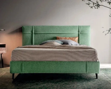 Letto imbottito Valky di Rigosalotti