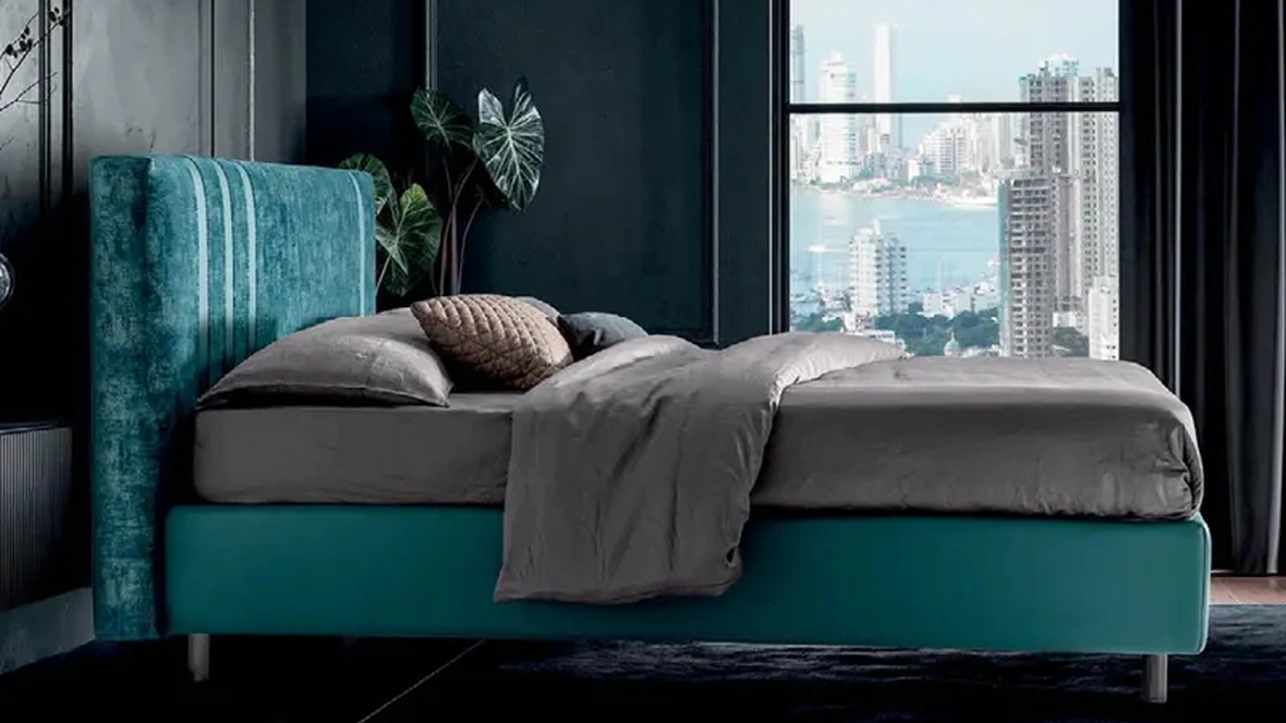 Letto imbottito Zoom di Rigosalotti
