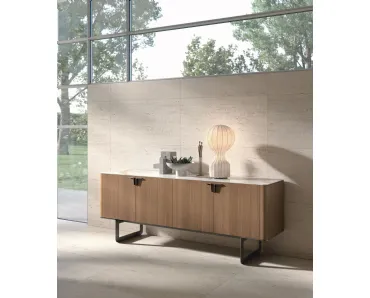 Madia Pandora in materico rovere cognac di Tomasella