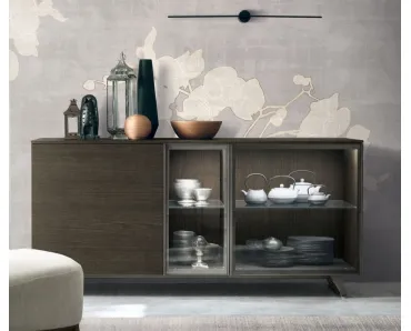 Madia Metropolis B01 in materico rovere moka di Tomasella