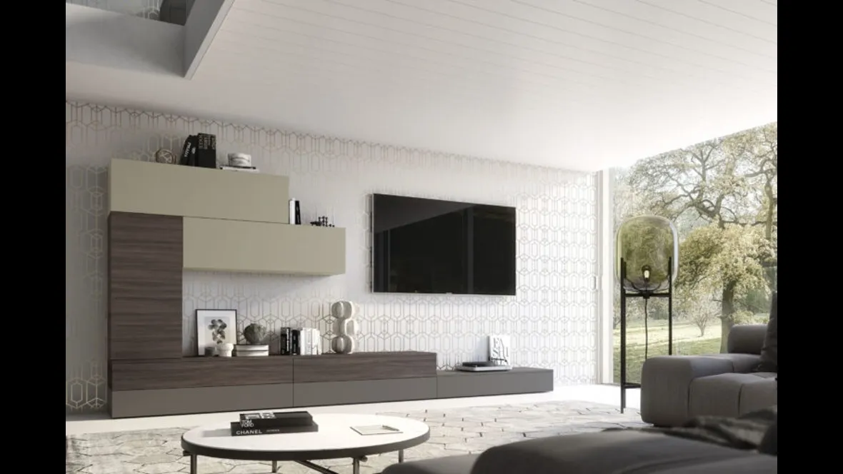 Parete Attrezzata Supreme Ingrid Olmo dark 03 S75