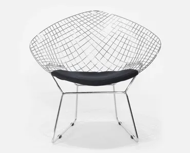 Poltroncina Asia in tondino di metallo di Sigerico