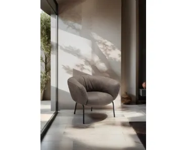 Poltroncina in pelle  Jill di Franco Ferri