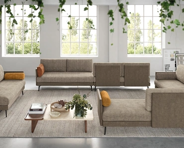 Salotto modulare Komposs di Rigosalotti