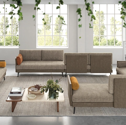 Salotto modulare Komposs di Rigosalotti