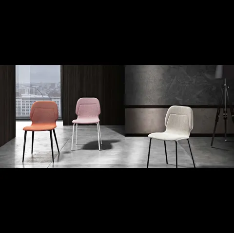 Sedia Fedra in tessuto di MaxHome