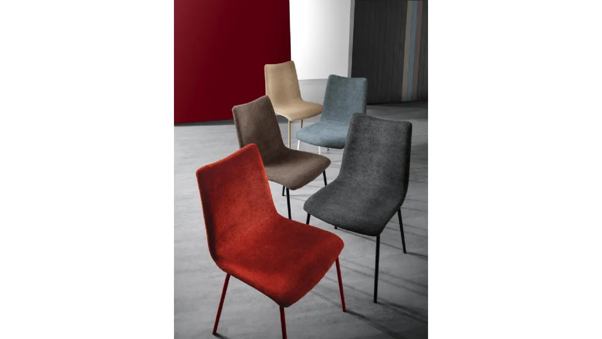 Sedia in tessuto imbottito Gilda di MaxHome