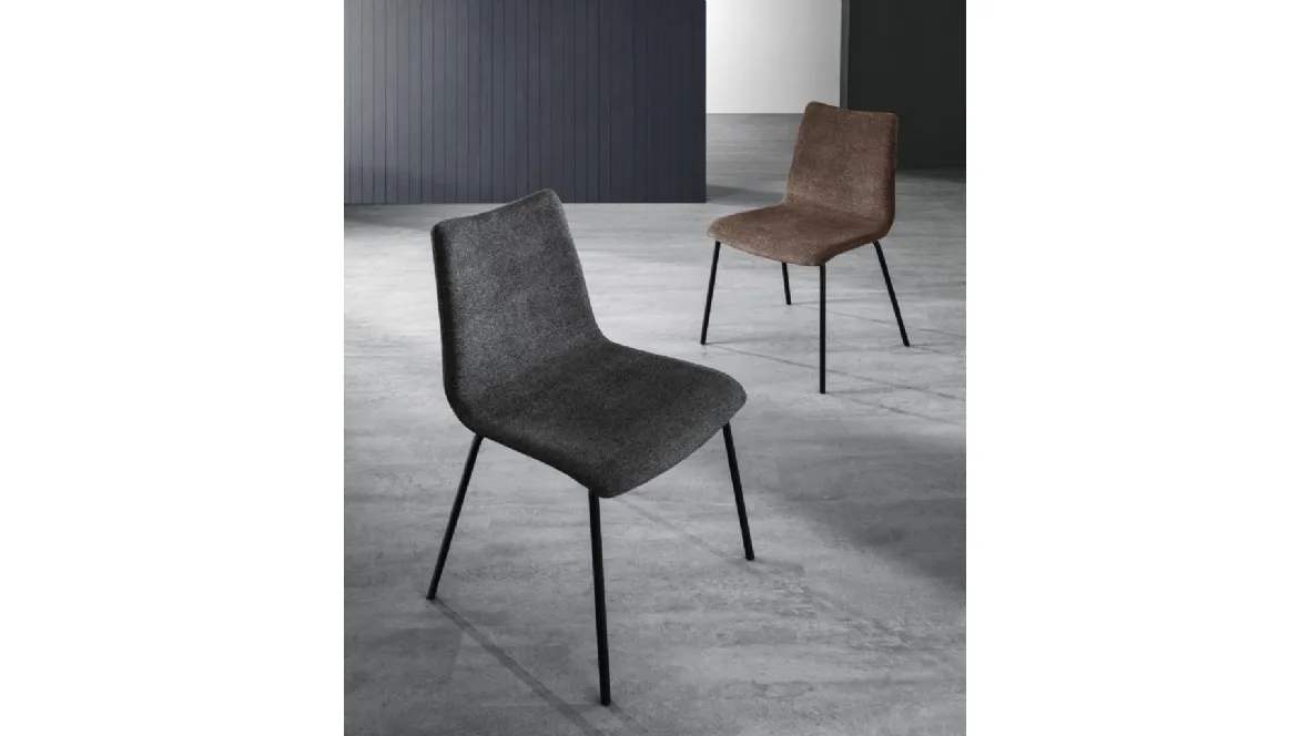Sedia in tessuto imbottito Gilda di MaxHome