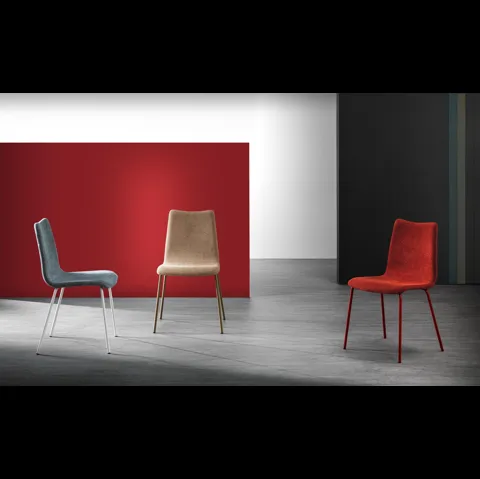 Sedia in tessuto imbottito Gilda di MaxHome