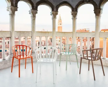 Sedia impilabile Venice di Kartell