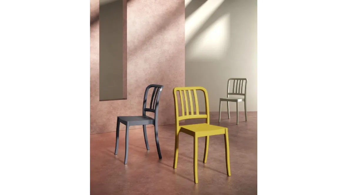 Sedia impilabile Olisia di MaxHome