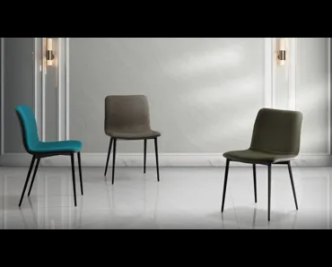 Sedia in tessuto imbottito Rebecca 3D di MaxHome