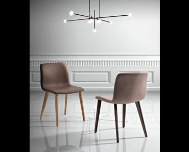 Sedia Rebecca in ecopelle di MaxHome