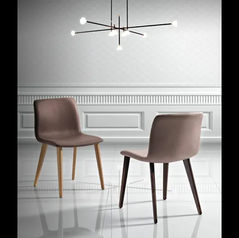 Sedia Rebecca in ecopelle di MaxHome