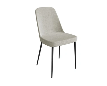 Sedia Sentinel in tessuto imbottito di Pizzolato