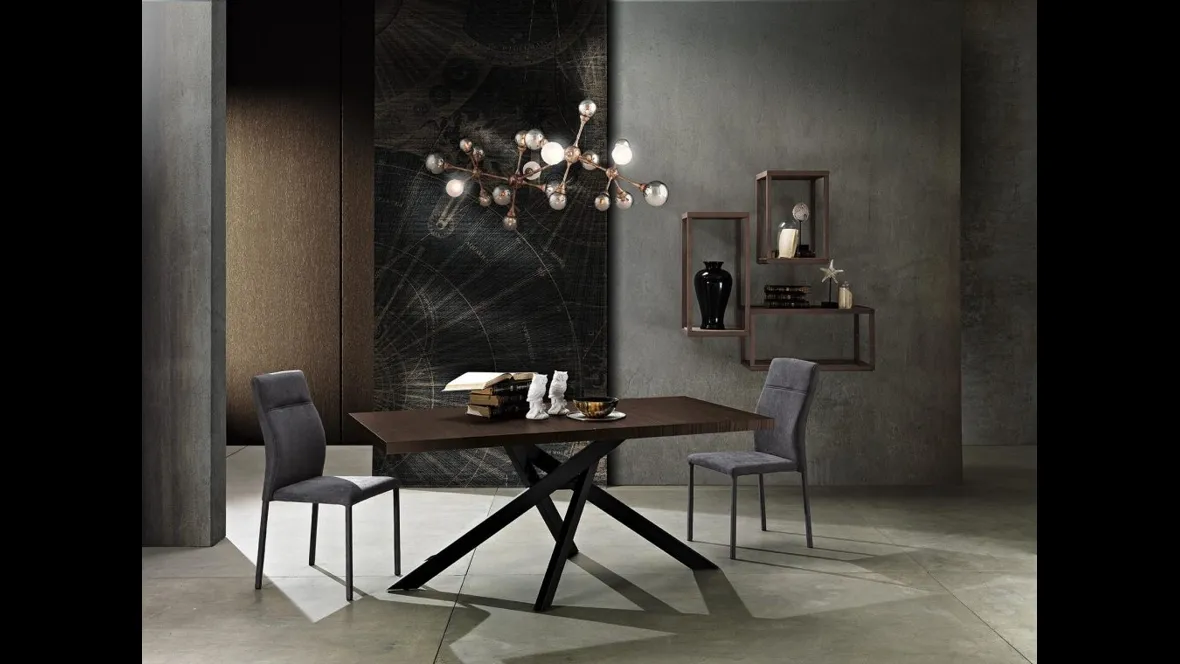 Tavolo Blair Folding Noce di MaxHome