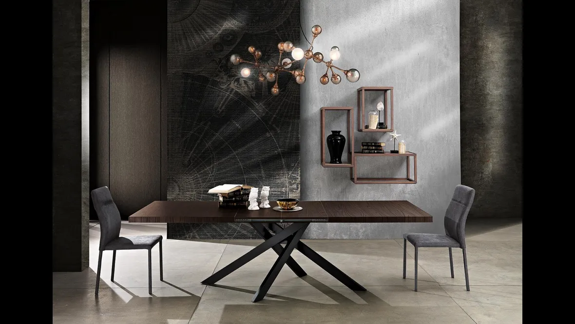Tavolo Blair Folding Noce di MaxHome